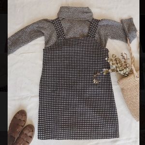 Brand New Hipster Overall Smock Camisole Bib Dress